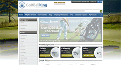 Desktop Screenshot of golfballking.com